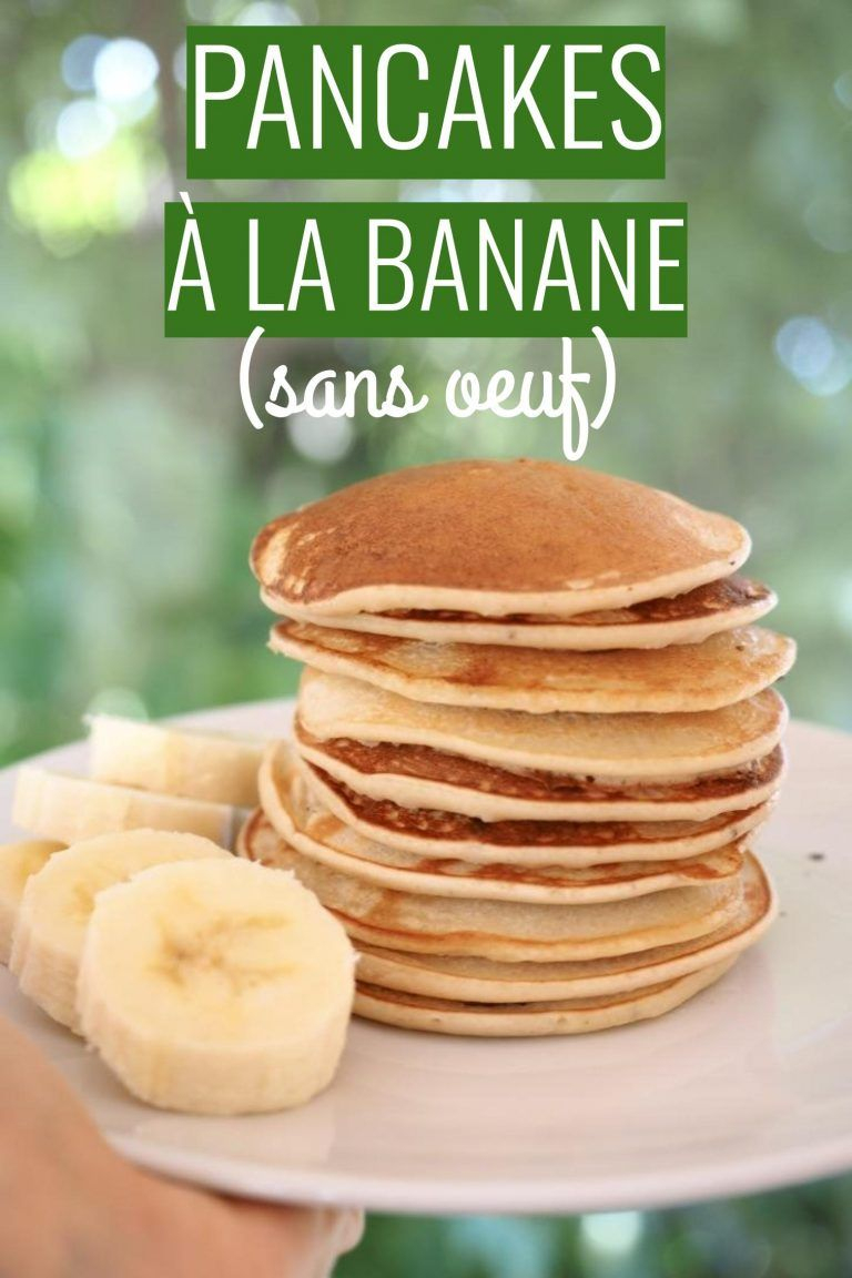 Épinglé Sur Cuisine concernant Pancakes Banane Bebe