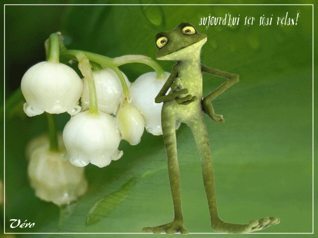 Épinglé Sur Живые Картинки intérieur Muguet 1Er Mai Gif Animé