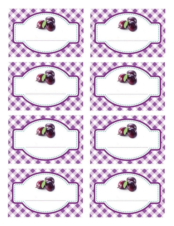 Etiquettes Confiture D&amp;#039;Orange Ou Confiture De Prune Ou À Imprimer pour Etiquette Confiture Gratuite À Imprimer Le Parfait
