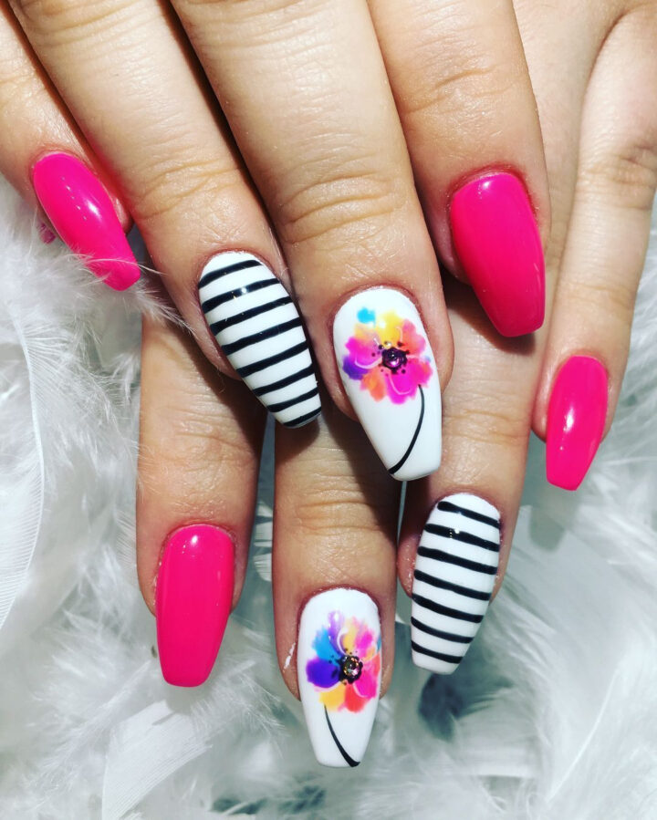 💅Idées De Déco Des Ongles Pour Le Printemps Et L'Été 🌼Tendances Et serapportantà Ongles Semi Permanent Printemps