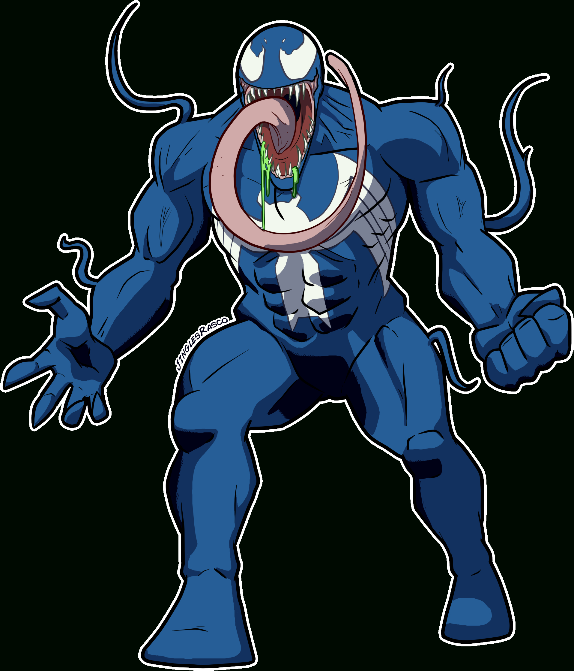 [Fanart] Since The Trailer Came Out, I Tried Drawing Venom. : R/Marvel avec Venom Dessin