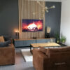 Feature Wall Living Room, Living Room Tv Wall, Living Room Inspo serapportantà Mur Bois Salon