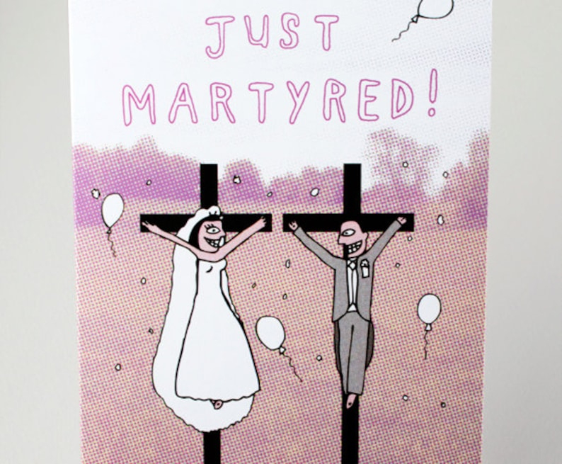 Félicitations Mariage Mariage Drôle Carte Mariage Humour - Etsy France dedans Anniversaire De Mariage Humour
