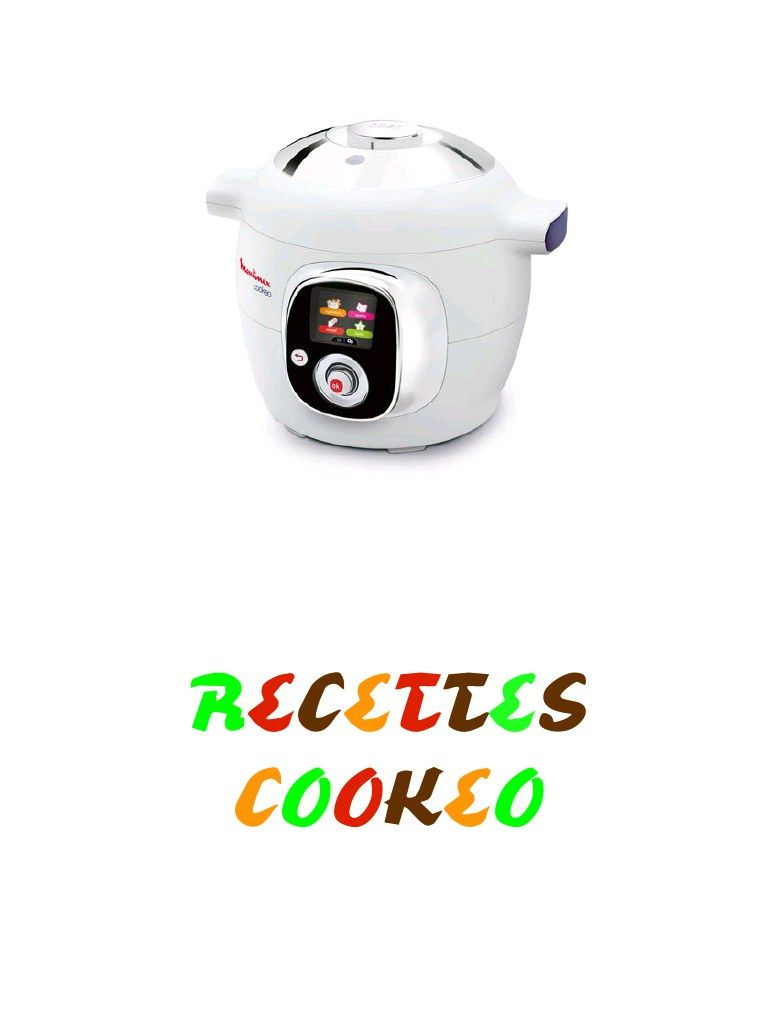 Fichier Pdf Cookeo-Livre_Entier_En_Pdf.pdf | Cookeo Recette, Cookéo intérieur Liste Des 180 Recettes Incluses Cookeo Pdf