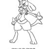 Fighting Pokemon Coloring Pages - Lucario Fall Leaves Coloring Pages destiné Coloriage Loucario