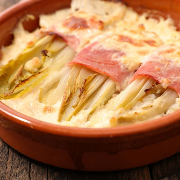 Fondue D'Endives À L'Orange | Recette | Recette Endive, Endive Au dedans Endive Apero Boursin