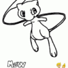 Free Pokemon Coloring Page Of Mew Nick Jr Coloring Pages, Baby Coloring à Dessin De Mew