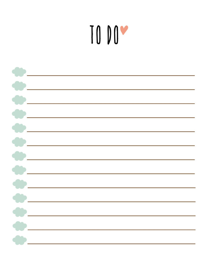 Free Printable To Do List | To Do Lists Printable, Creating Planners dedans To Do List À Imprimer