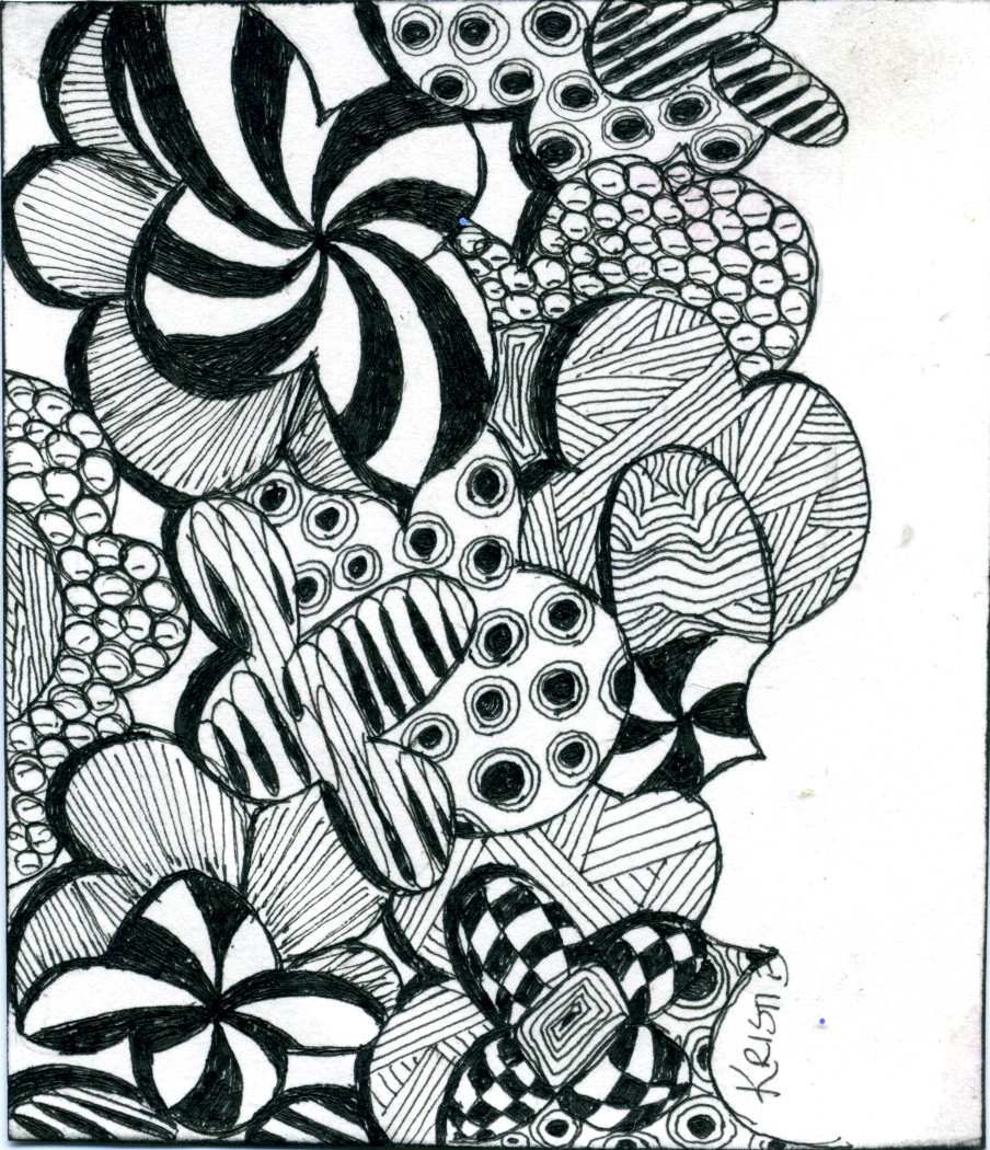 Free Printable Zentangle Coloring Pages For Adults dedans Zentangle Vierge À Imprimer