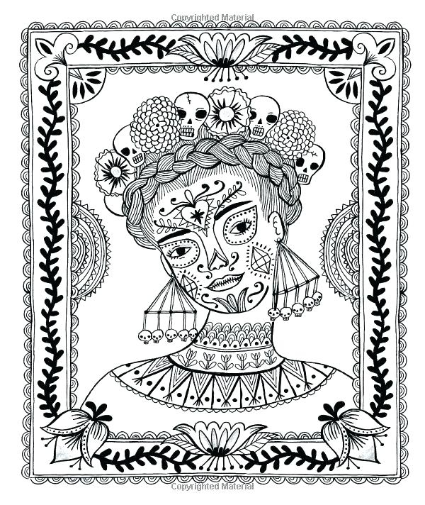 Frida Coloring Pages At Getcolorings | Free Printable Colorings tout Coloriage Frida Kahlo