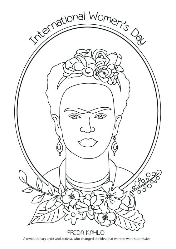 Frida Kahlo Coloring Pages At Getcolorings | Free Printable encequiconcerne Frida Kahlo Coloriage