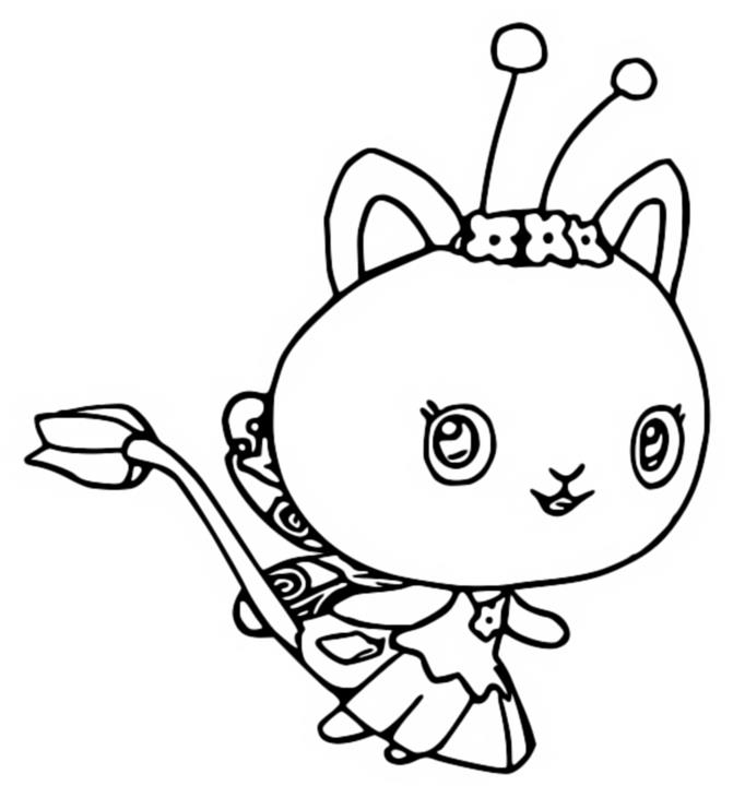 Gabby Cat Printable Coloring Pages - Printable Blank World pour Coloriage Gaby Chat