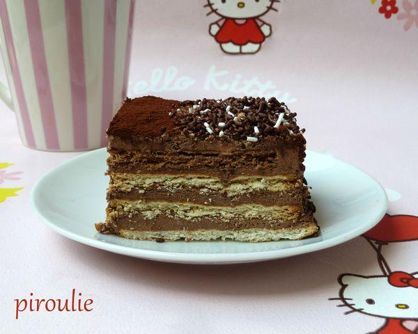 Gâteau Aux Petits-Beurre, Au Chocolat Et Au Café | À Découvrir concernant Gâteau Petit Beurre De Mon Enfance