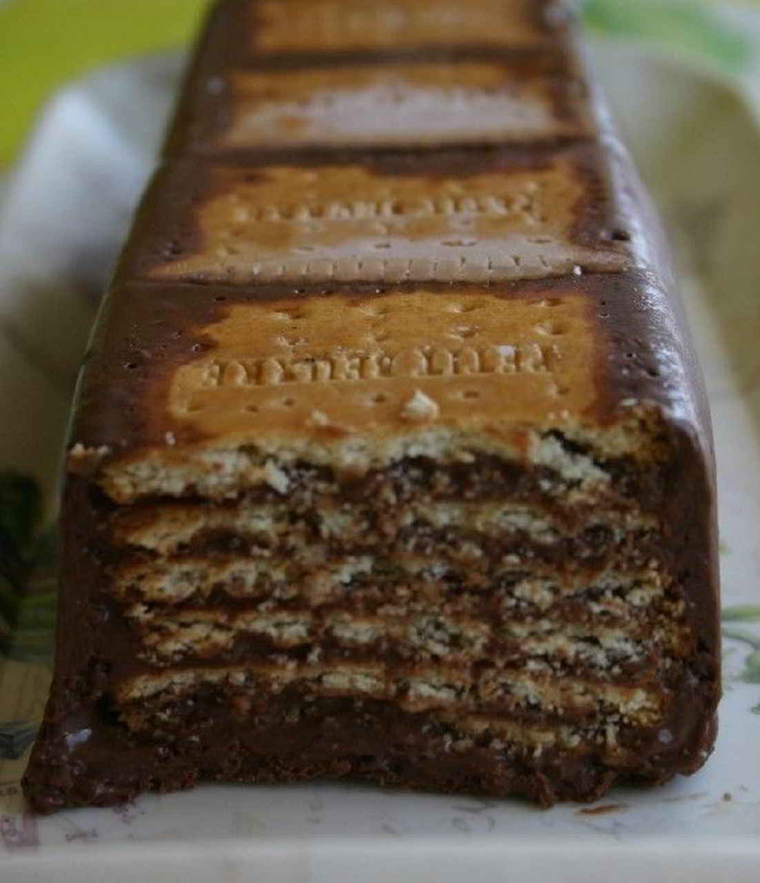 Gâteau Aux Petits-Beurres Et Chocolat Sans Cuisson Ou Presque tout Gâteau Petit Beurre De Mon Enfance