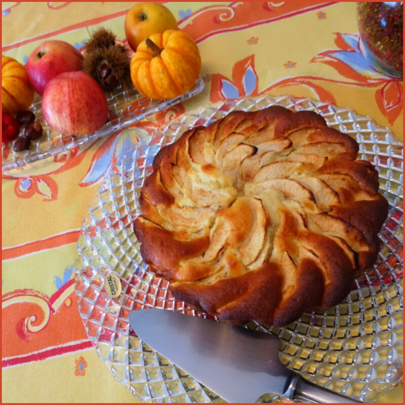 Gâteau Aux Pommes, Mascarpone Et Noix - Miss Gleni And Co serapportantà Fondant Aux Pommes Mascarpone Mamie Jeanne