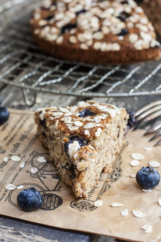 Gâteau Myrtilles Et Flocons D&amp;#039;Avoine | Gateau Aux Myrtilles, Recette concernant Recette Gâteau Flocon D&amp;amp;#039;Avoine Régime