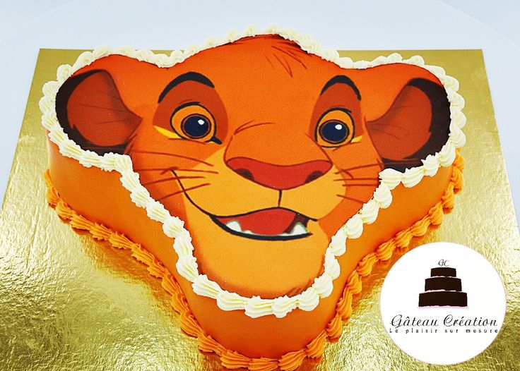 Gateau Simba Le Roi Lion | Anniversaire Roi Lion, Le Roi Lion, Gâteau tout Gâteau Roi Lion