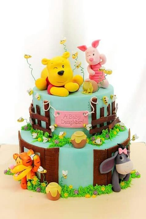 Gâteau Winnie L&amp;#039;Ourson - Torte - # Cake # Lourson #Torte #Winnie avec Gateau Winnie L&amp;#039;Ourson