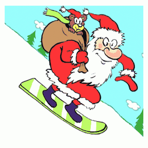 Gifs Animés Lettres Du Père Noël - Centerblog destiné Gif Pere Noel Humour