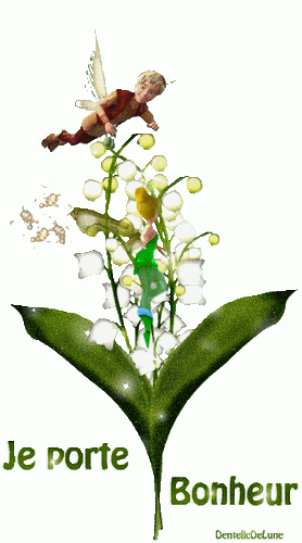 Gifs Animés Muguet - Premier Mai - Les Gifs Animés De Dentelledelune à Gif Animé Muguet