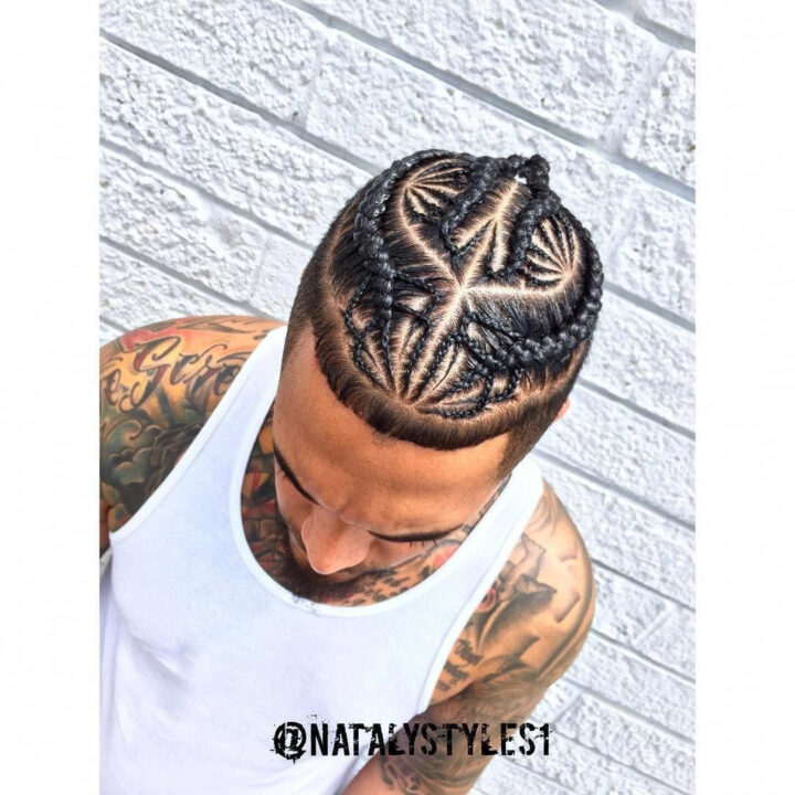 Gorgeous Short Men'S Hair.. #Shortmenshairstyles | Mens Braids avec Tresses Plaquées Hommes