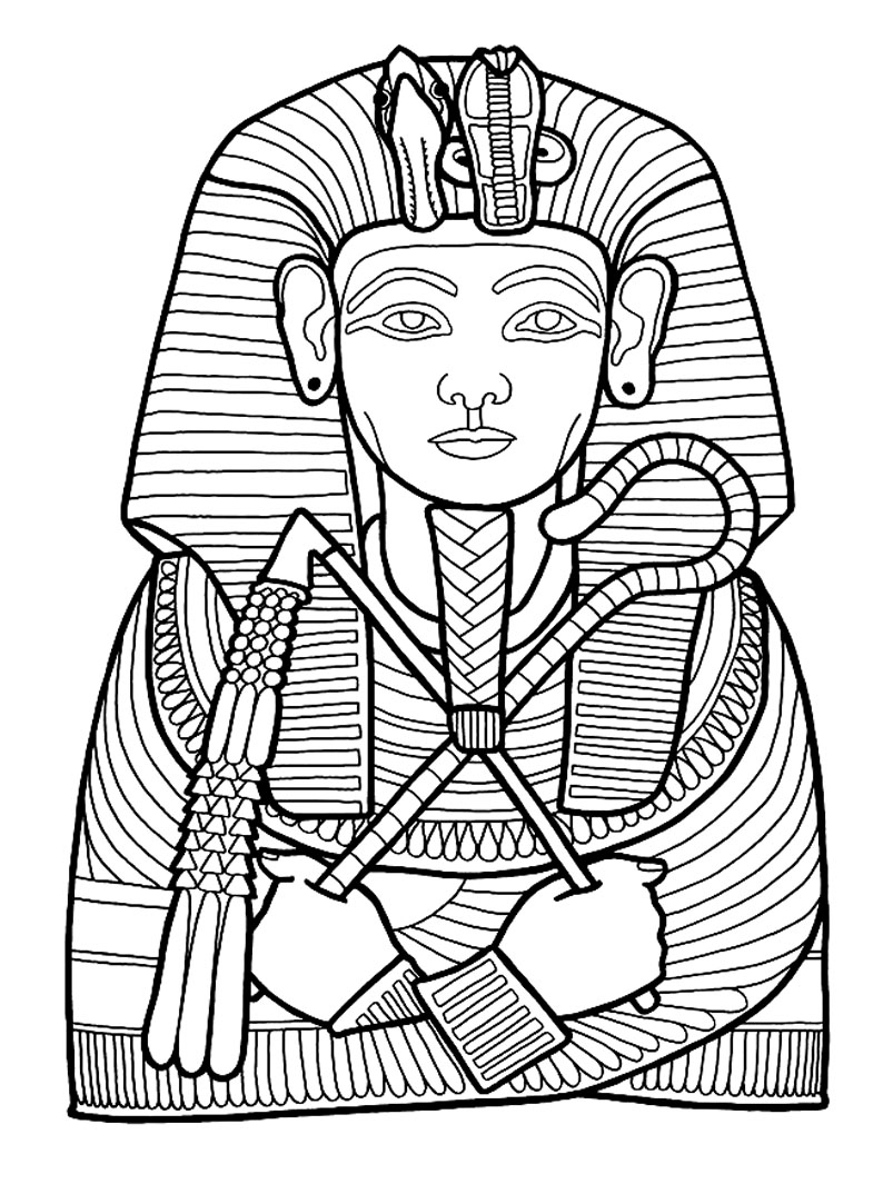 Gratuit Egypte 6 | Coloriage Sur L'Egypte (Pyramides, Hiéroglyphes dedans Coloriage Pyramides