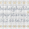 Grille Lettre M Point De Croix Crochet Alphabet, Embroidery Alphabet encequiconcerne Alphabet Point De Croix