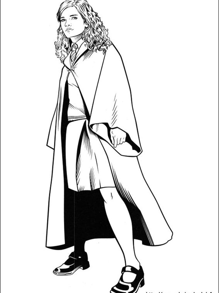 Harry Potter Ron Weasley And Hermione Granger Coloring Pages. The dedans Coloriage Ron Weasley