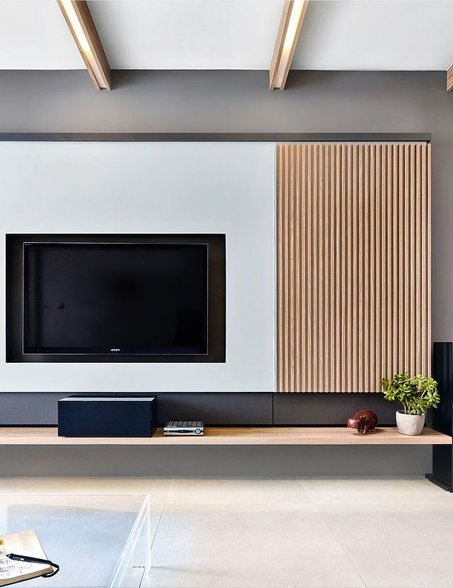 Haüs Atelier | Interior Design | Singapore | Tv Room Design, Atelier avec Deco Mur Tv Bois