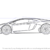 How To Draw Lamborghini Centenario Side View - Drawingtutorials101 concernant Dessin Lamborghini Urus