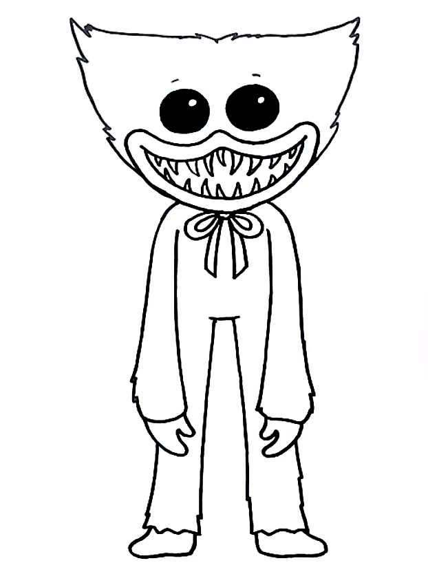 Huggy Wuggy Coloring Pages | Print For Free | Раскраски, Артбуки encequiconcerne Dessin A Imprimer Huggy Wuggy