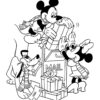 Image=Mickey Et Ses Amis Coloriage Mickey Minnie Pluto 1 # tout Coloriage Mickey Et Ses Amis