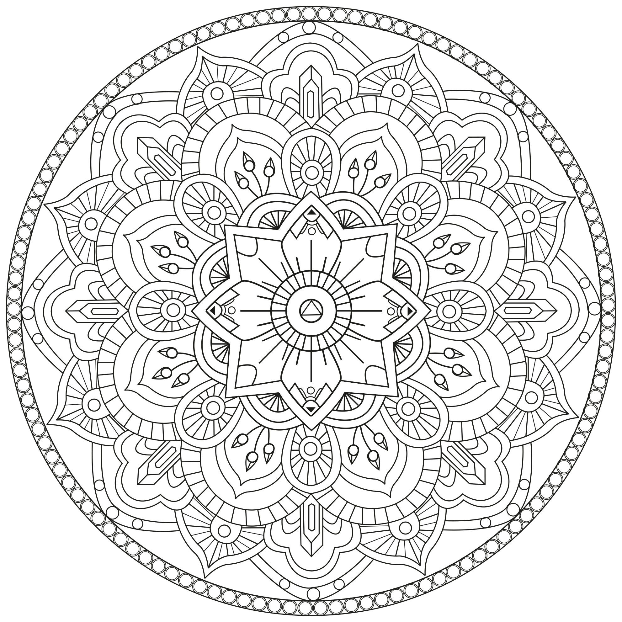 Inspiration Coloriage Mandala Difficile Gratuit À Imprimer | Haut concernant Coloriage Rose Mandala