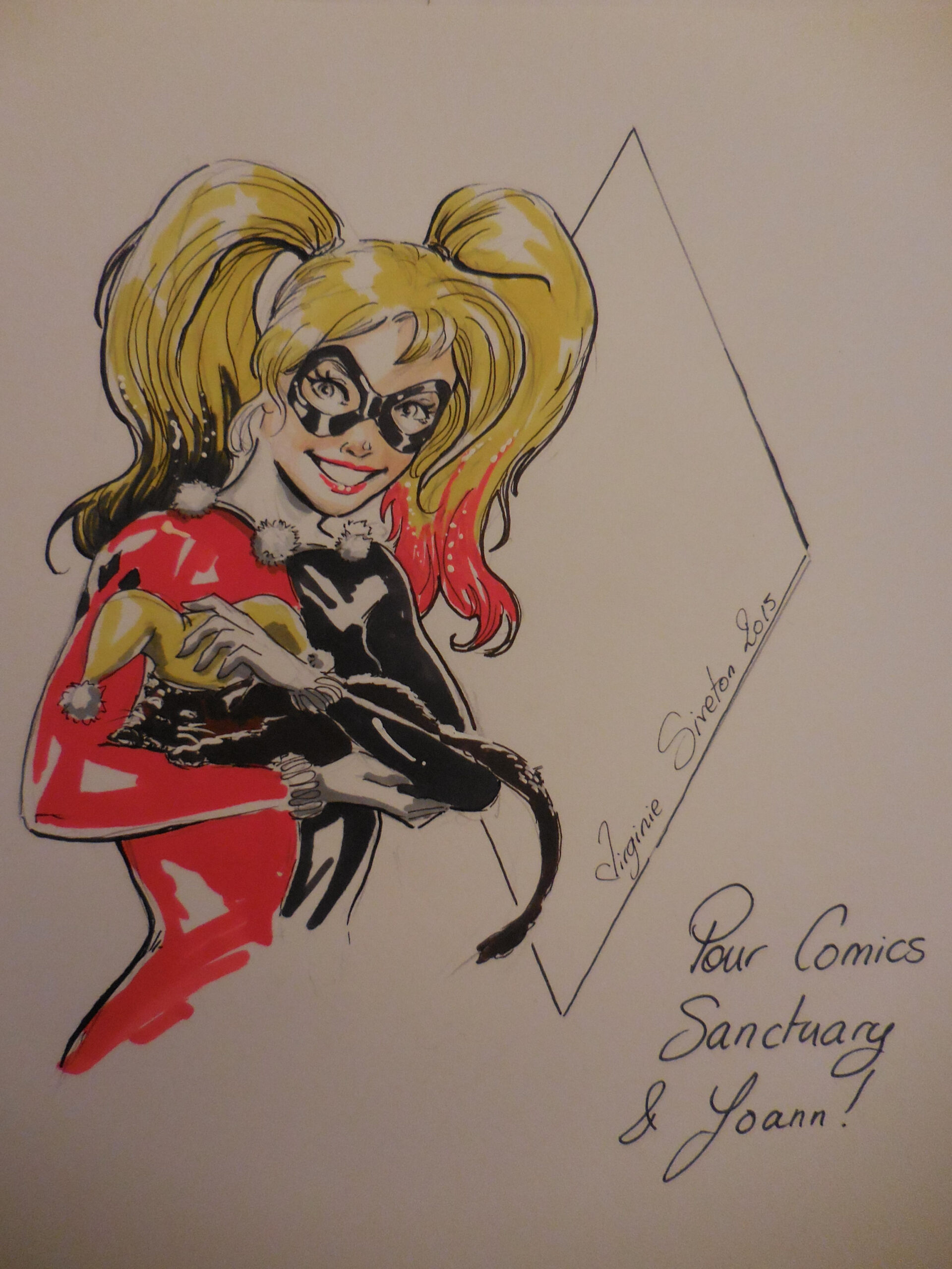 Instant Dessin : Virginie Siveton Dessine Harley Quinn encequiconcerne Dessin Harley Quinn