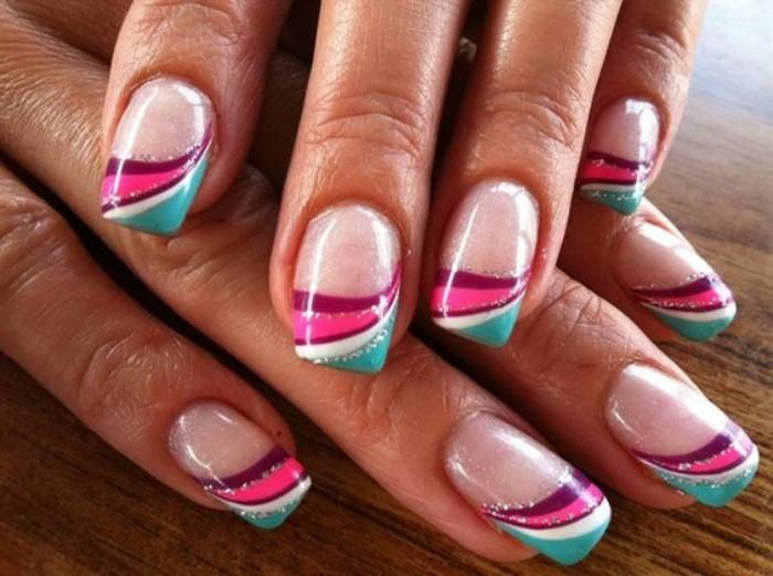 Invitez La Couleur Avec Une Belle Déco Ongles Pour L'Ete À L'Aide De à Idee Ongles Été