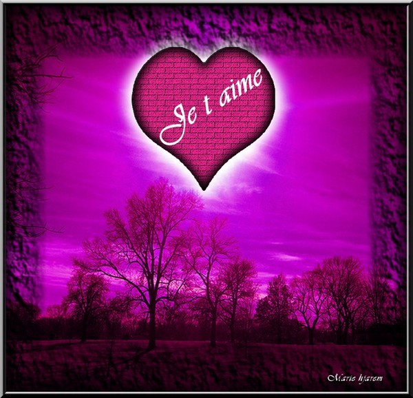 Je T&amp;#039;Aime Et Coeur Dans Une Belle Image Bleu - Je T&amp;#039;Aime En Bleu concernant Coeur Je T&amp;amp;#039;Aime