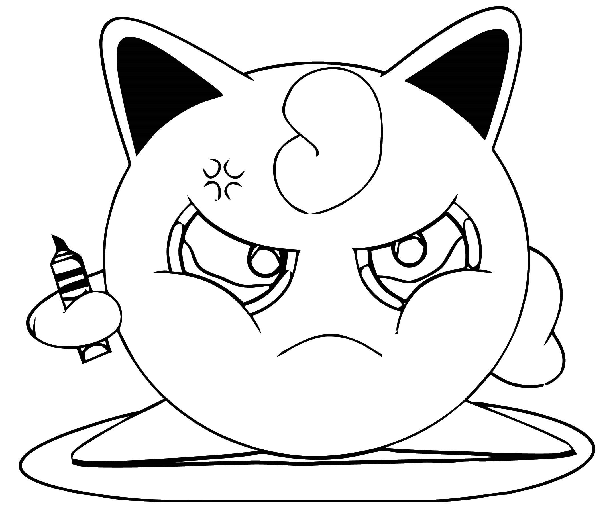 Jigglypuff Pokemon Images Coloring Pages | Pokemon Jigglypuff, Pokemon à Coloriage Pokemon Rondoudou