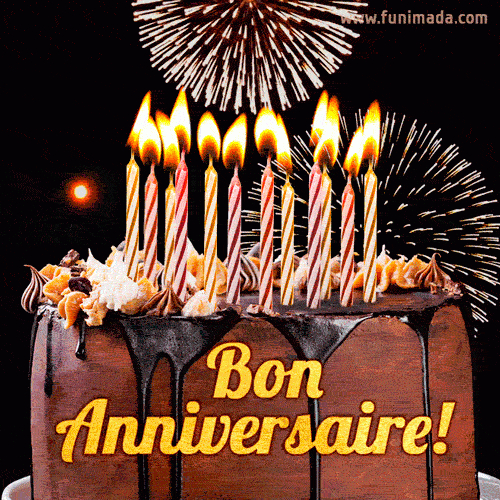 Joyeux Anniversaire Gif Animé Avec Musique — Télécharger Sur Funimada tout Gif 2023 Gratuit Animé