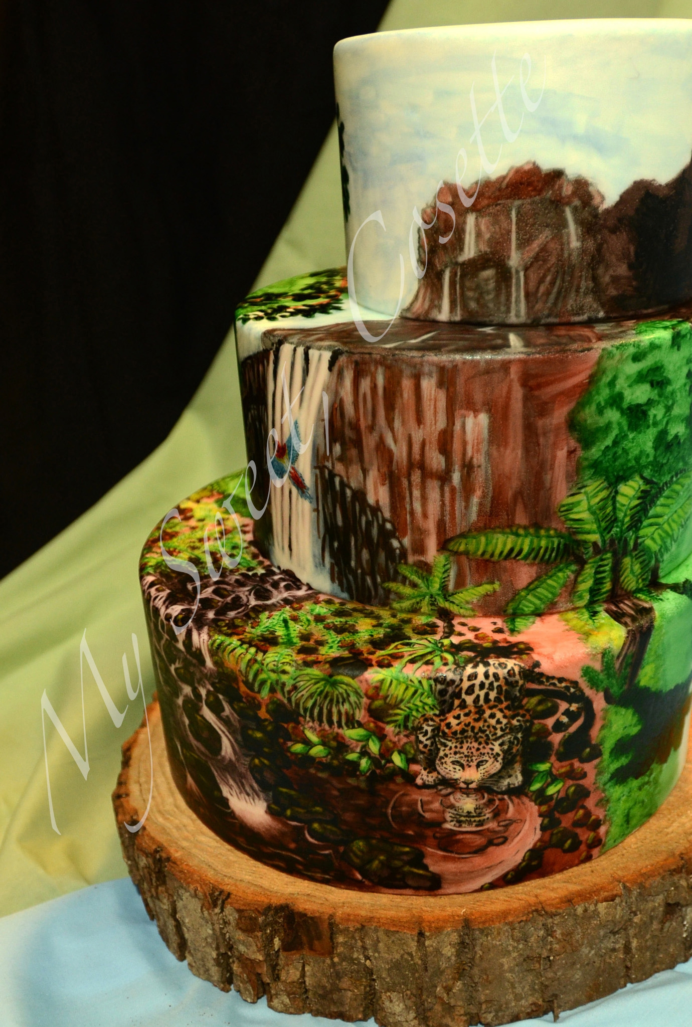 Jungle Cake - Cakecentral pour Gateau Theme Jungle
