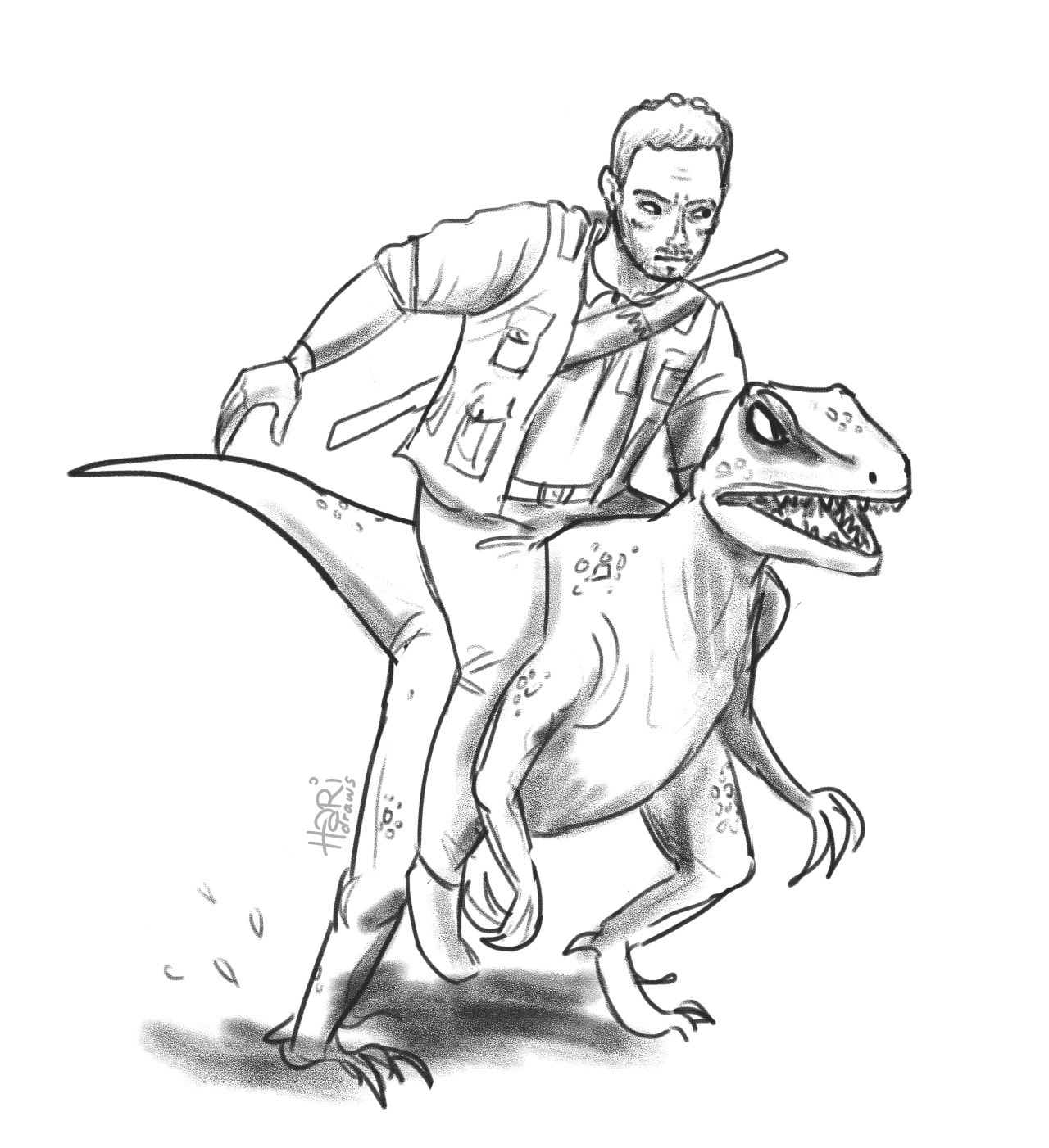 Jurassic World Drawing At Getdrawings | Free Download pour Dessin Jurassic Park