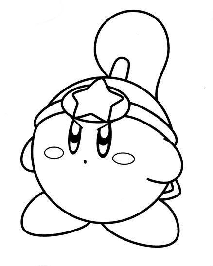 Kirby Ausmalbilder - Malvorlagen intérieur Kirby Coloriage