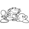 Kirby Knuckle Joe Est Un Coloriage De Kirby destiné Coloriage Kirby Et Ses Amis