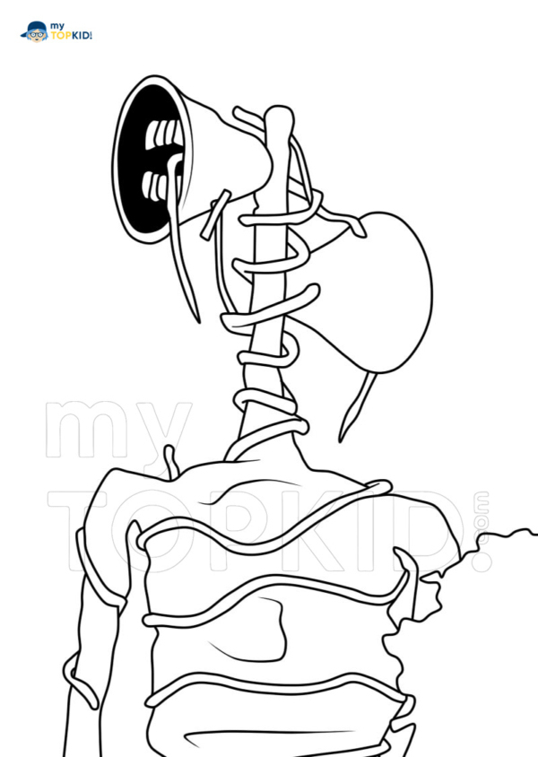 Kolorowanki Siren Head | 15 Nowych Zdjęć Do Bezpłatnego Wydrukowania dedans Coloriage Siren Head