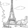 La Tour Eiffel À Imprimer Et Colorier | Eiffel Tower, Paris Eiffel pour Coloriage Tour Eiffel À Imprimer