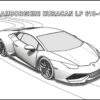 Lamborghini Huracan Lp 610 4 Coloring Page - Free Printable Coloring tout Lamborghini À Colorier