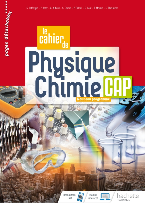 Le Cahier De Physique-Chimie Cap - Cahier De L'Élève - Éd. 2020 - 00 destiné Page De Garde Sciences