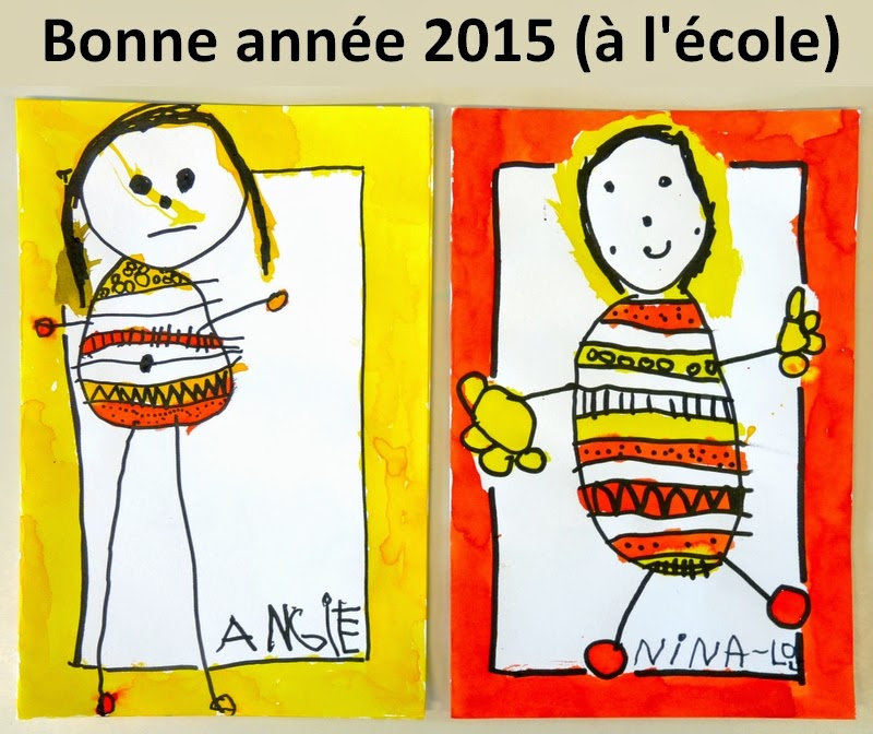 Le Journal De Chrys: Nos Cartes Bonne Annee encequiconcerne Carte Bonne Année Maternelle Arts Visuels