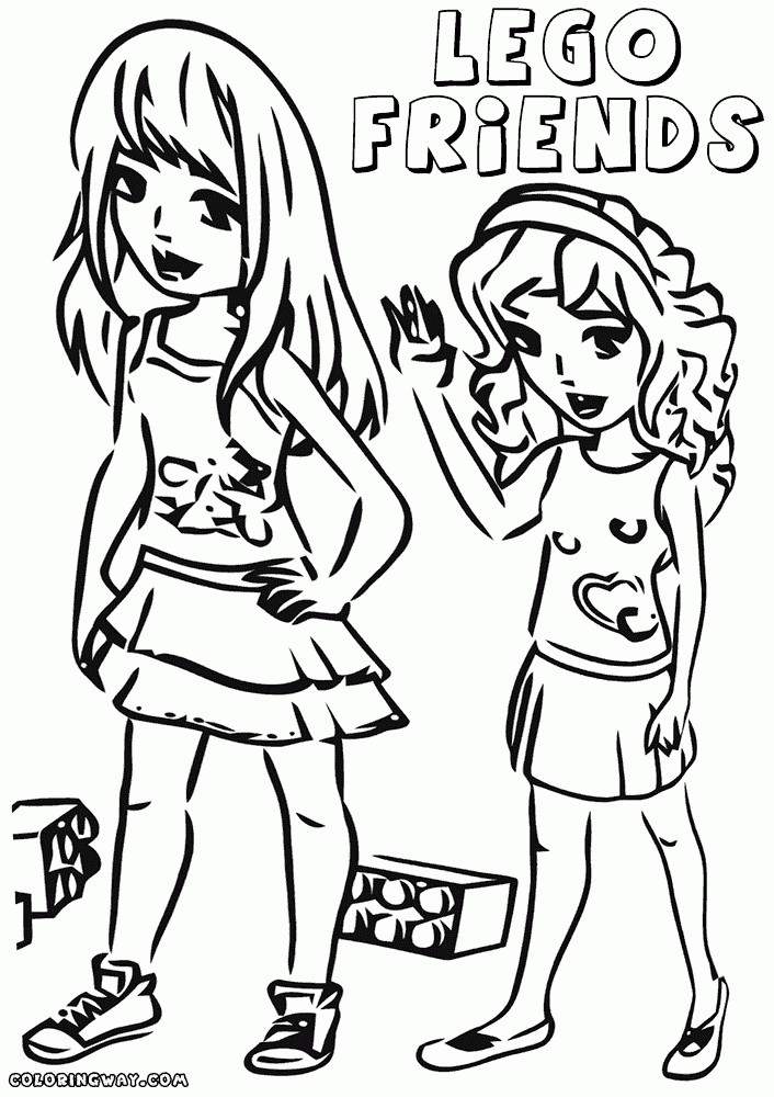 Lego Friends Coloring Pages | Coloring Pages To Download And Print intérieur Lego Friends Coloriage