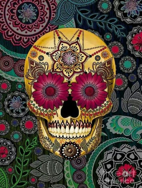 Les 10 Meilleures Images De Tête De Mort Mexicaine | Tête De Mort, Tete intérieur Tatouages Tete De Mort Mexicaine