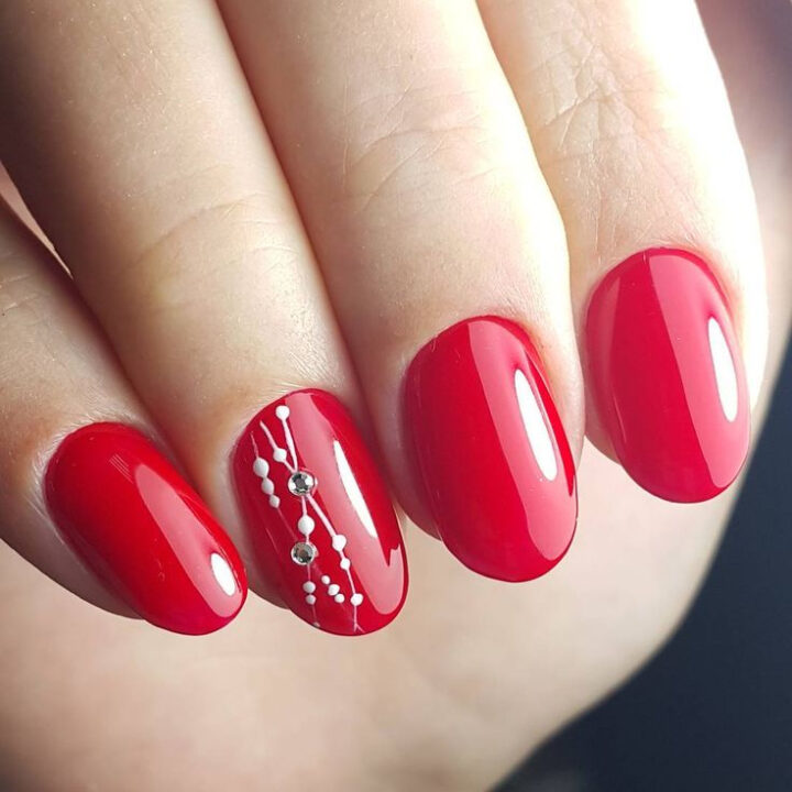 Les 25 Meilleures Idées De La Catégorie Ongle Gel Rouge Sur Pinterest avec Ongle Gel Rouge